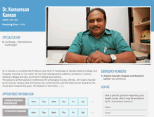 Tablet Screenshot of drkkannan.com